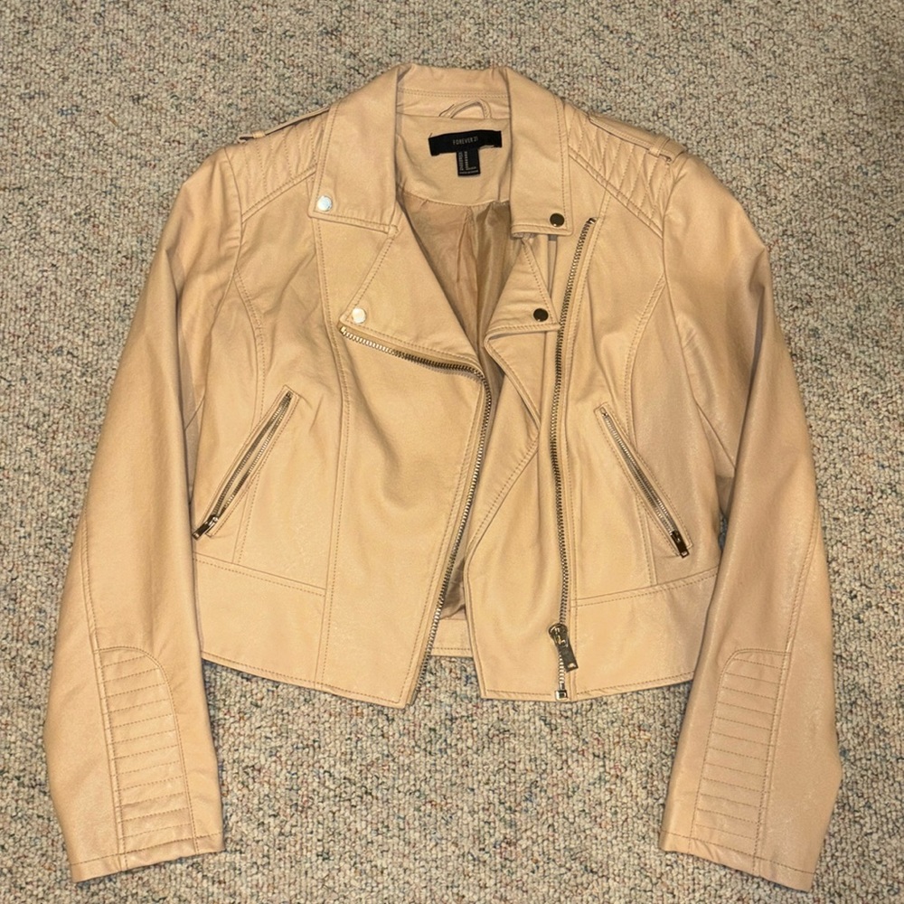 Forever 21 Pink Faux Leather Jacket